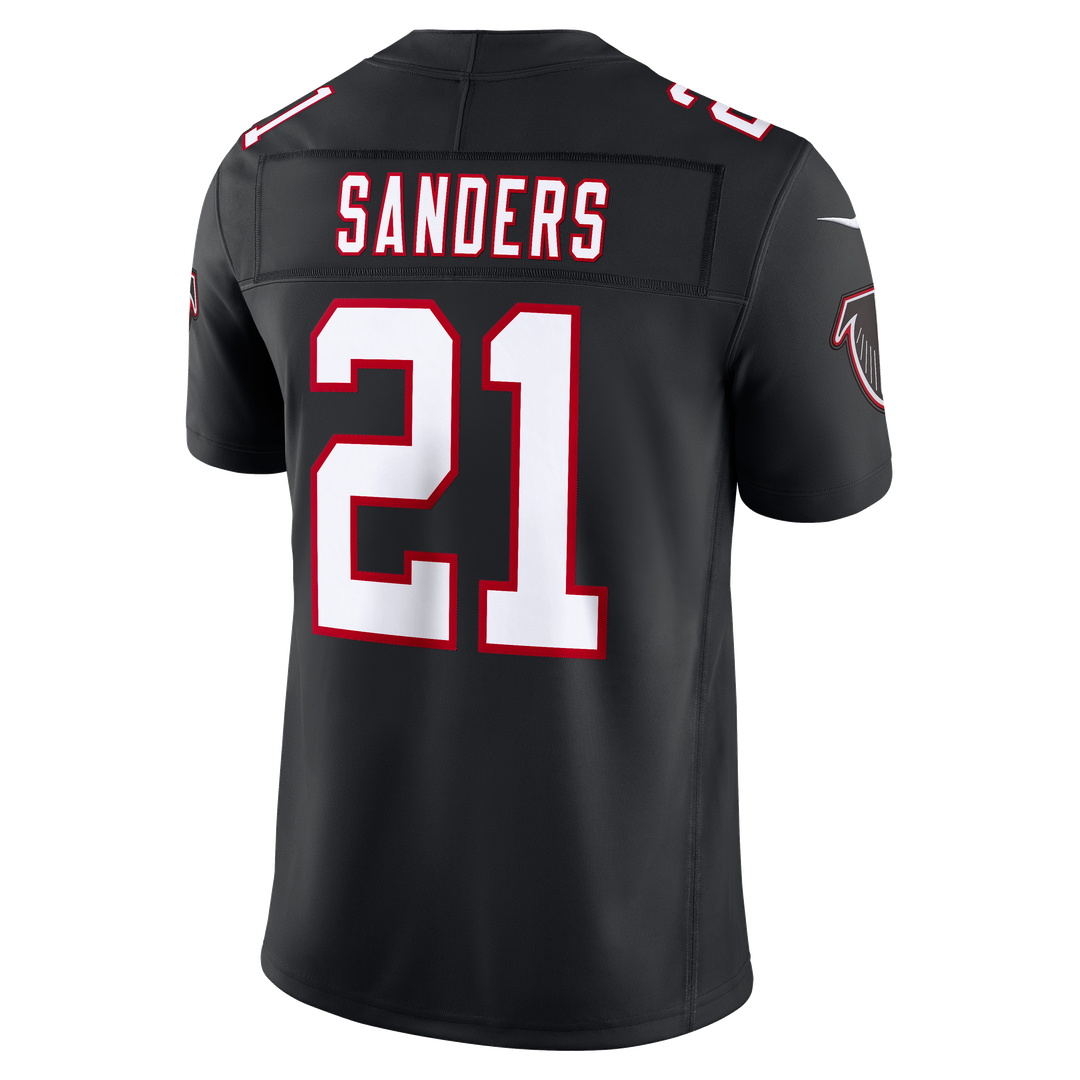 Atlanta Falcons Deion Sanders Nike Black Alternate Throwback Vapor F.U.S.E. Stitched Retired Limited Jersey