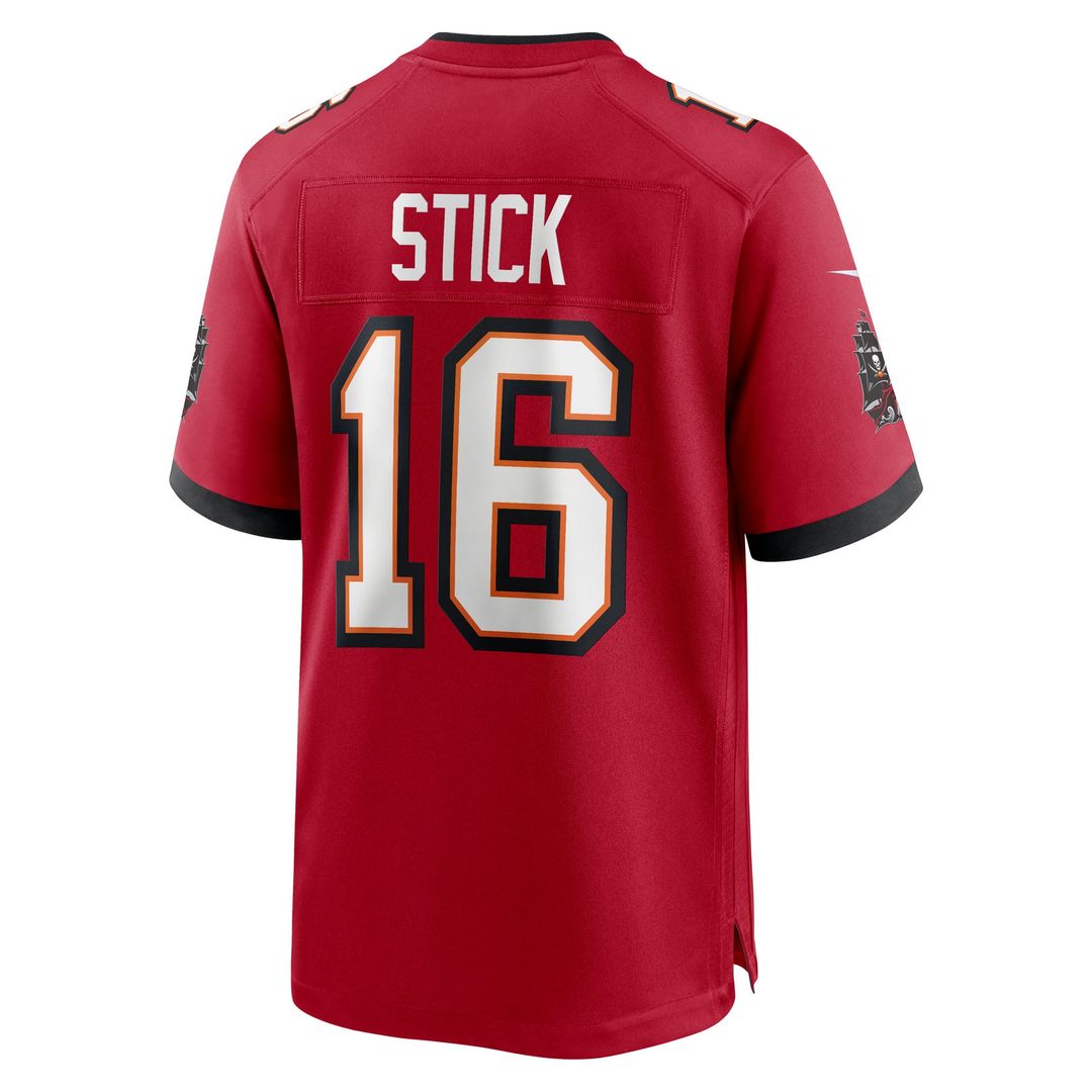 Tampa Bay Buccaneers Easton Stick Nike Red Team Game Jersey