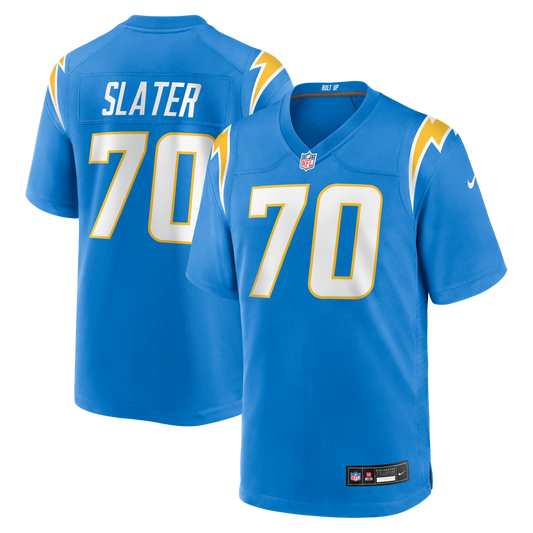 Los Angeles Chargers Rashawn Slater Nike Powder Blue Game Jersey