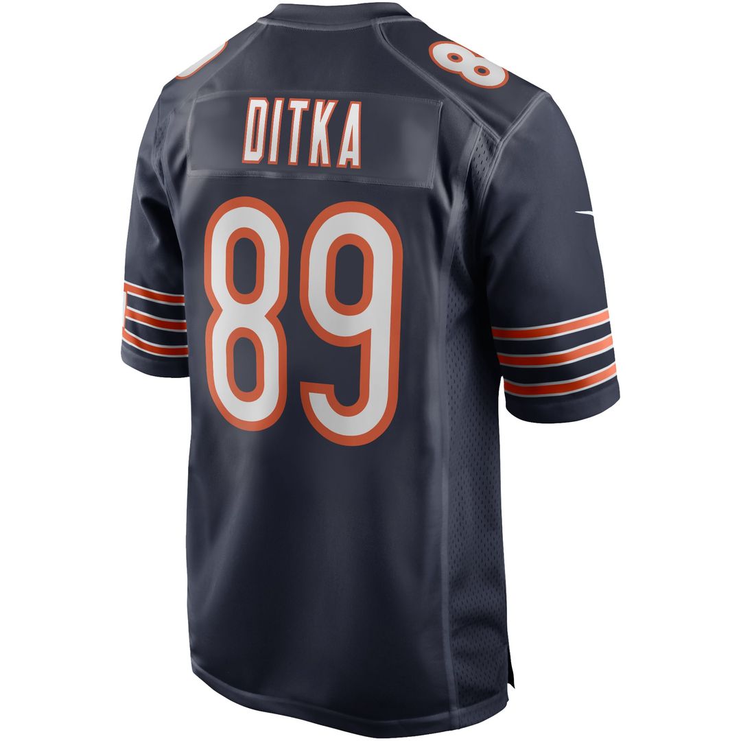 Chicago Bears Mike Ditka Nike White Retired Player Game Jersey