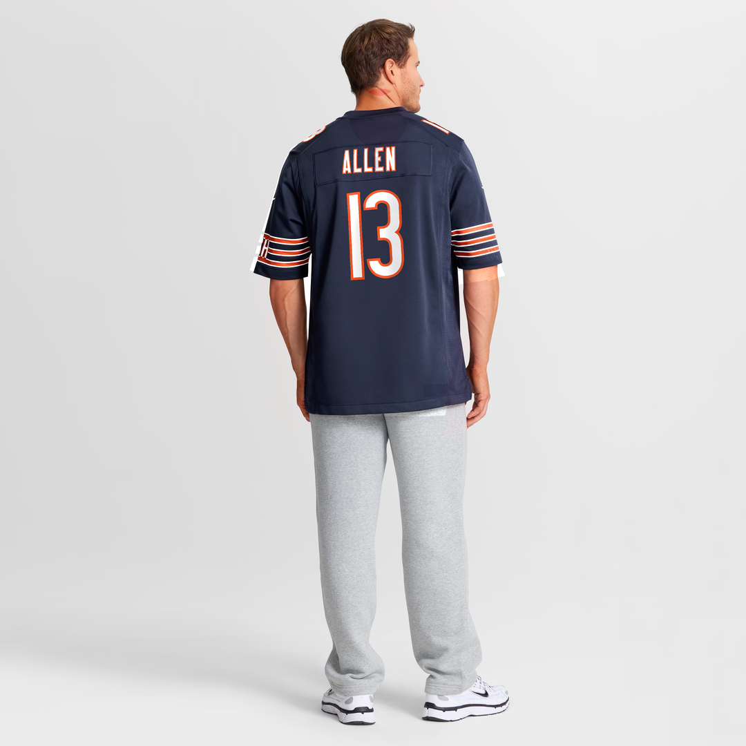 Chicago Bears Keenan Allen Nike Navy Team Game Jersey