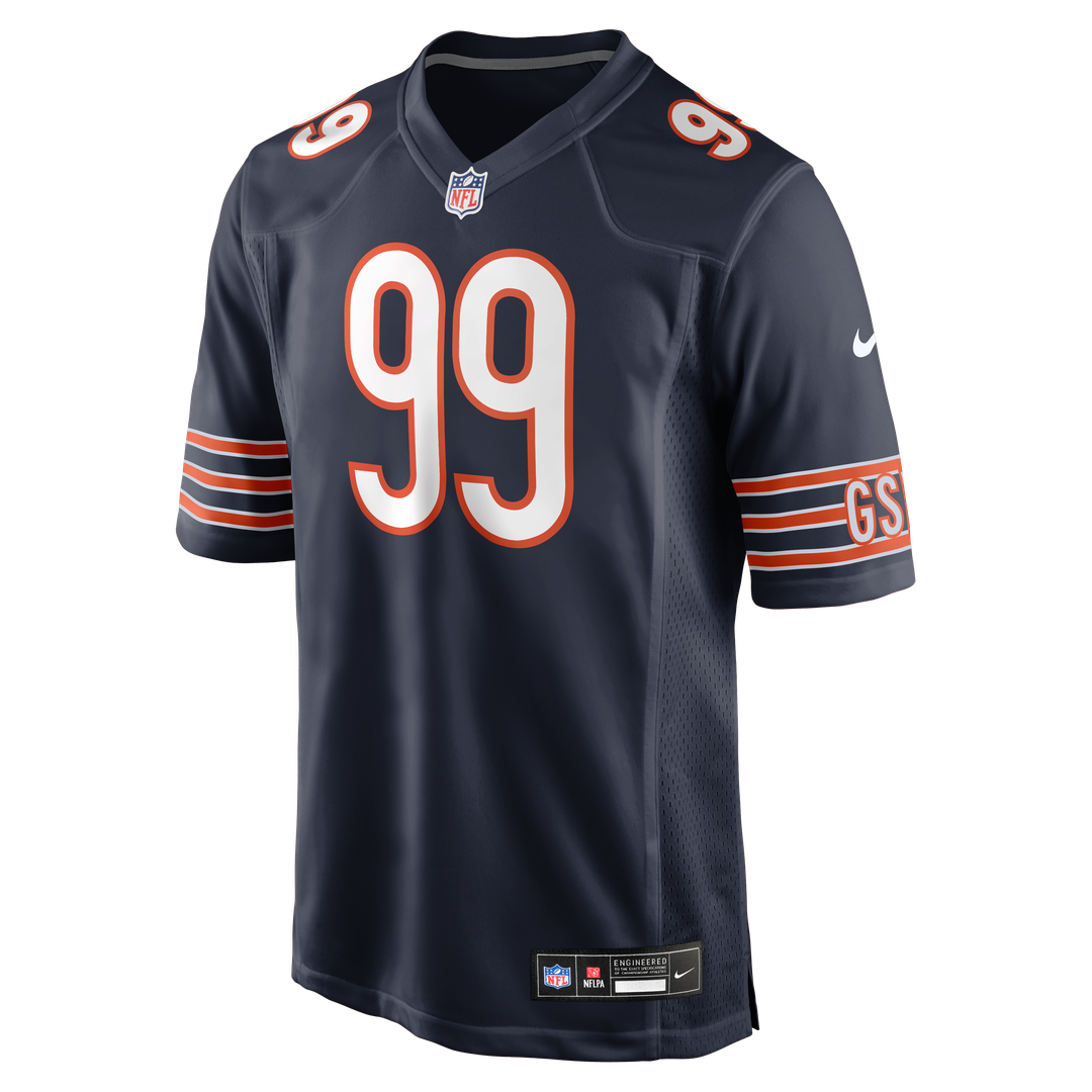 Chicago Bears Gervon Dexter Sr. Nike Navy Game Jersey