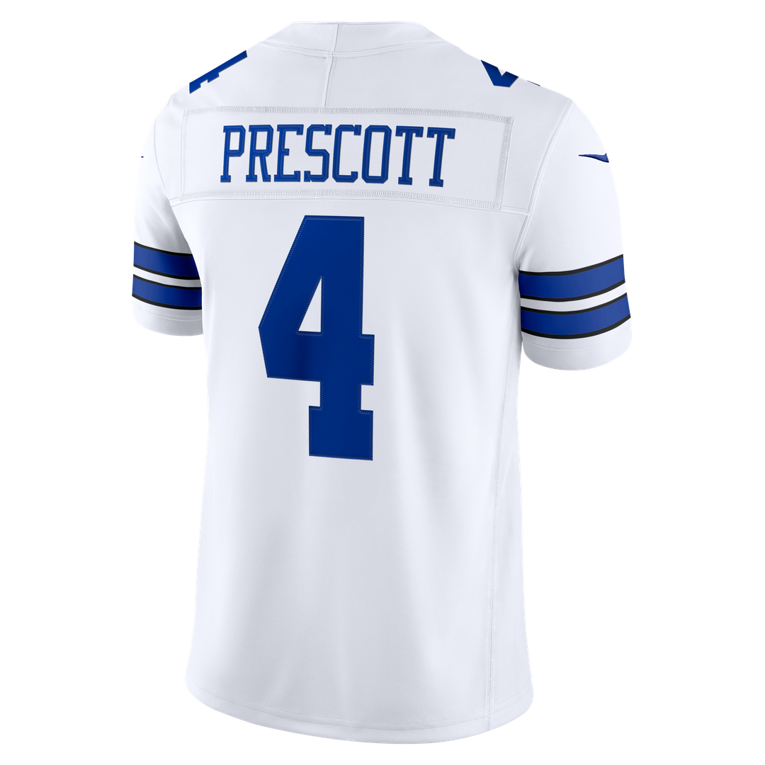 Dallas Cowboys Dak Prescott Nike White Vapor F.U.S.E. Stitched Limited Jersey