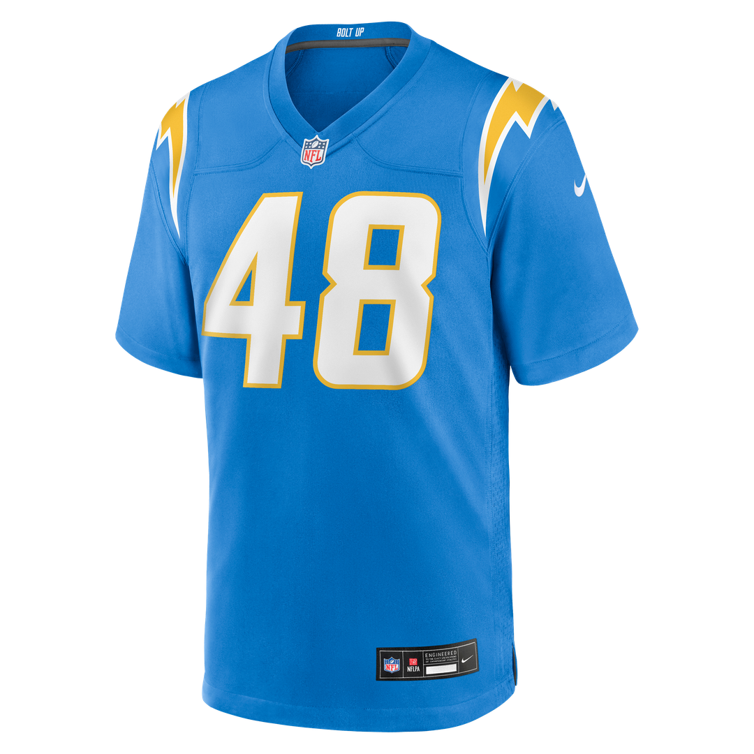 Los Angeles Chargers Bud Dupree Nike Powder Blue Team Game Jersey