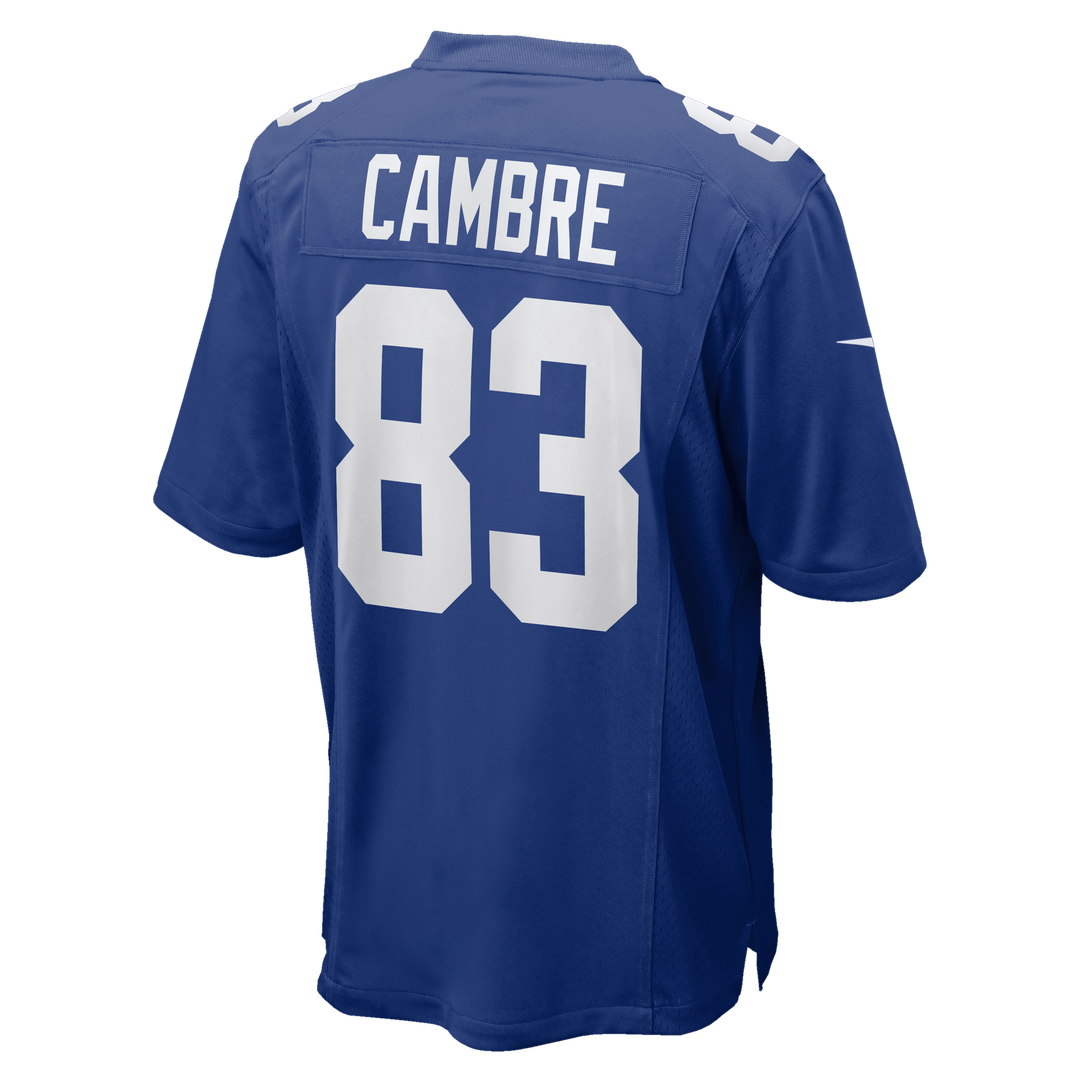 New York Giants Dalen Cambre Nike Royal Team Game Jersey