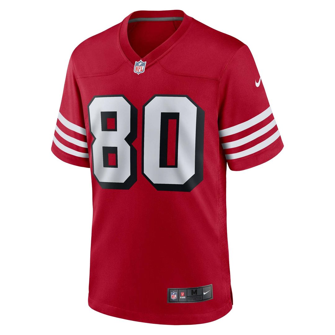 San Francisco 49ers Jerry Rice Nike White Retired Player Game Jersey