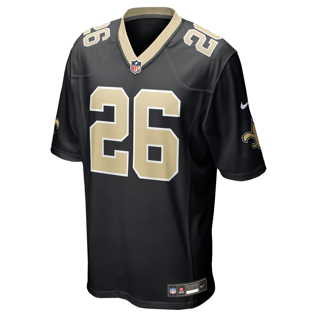New Orleans Saints Deuce McAllister Nike Black Game Retired Player Jersey