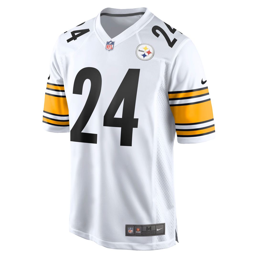 Pittsburgh Steelers Joey Porter Jr. Nike White Away Game Jersey