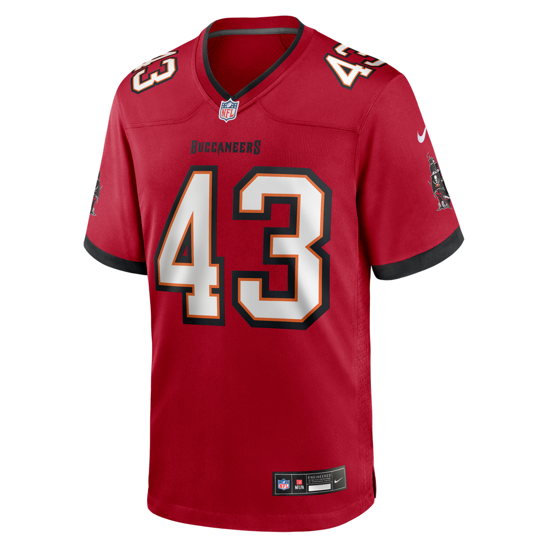 Tampa Bay Buccaneers Chris Braswell Nike Red Game Jersey