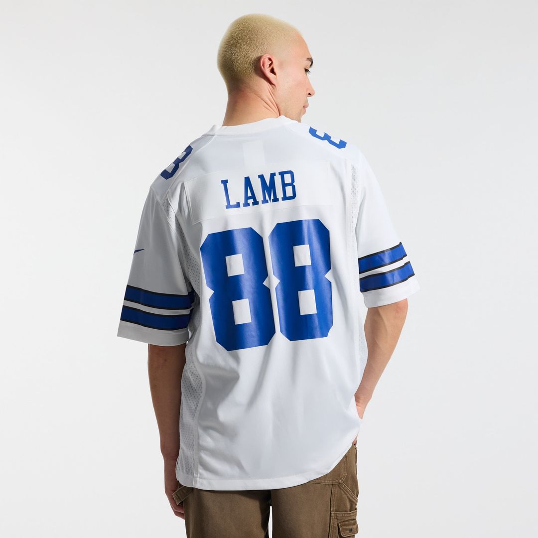 Dallas Cowboys CeeDee Lamb Nike White Game Team Jersey