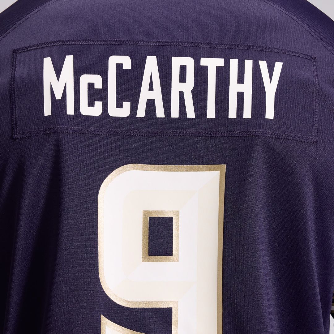 Minnesota Vikings J.J McCarthy Nike Purple 2026 Rivalries Collection Game Jersey