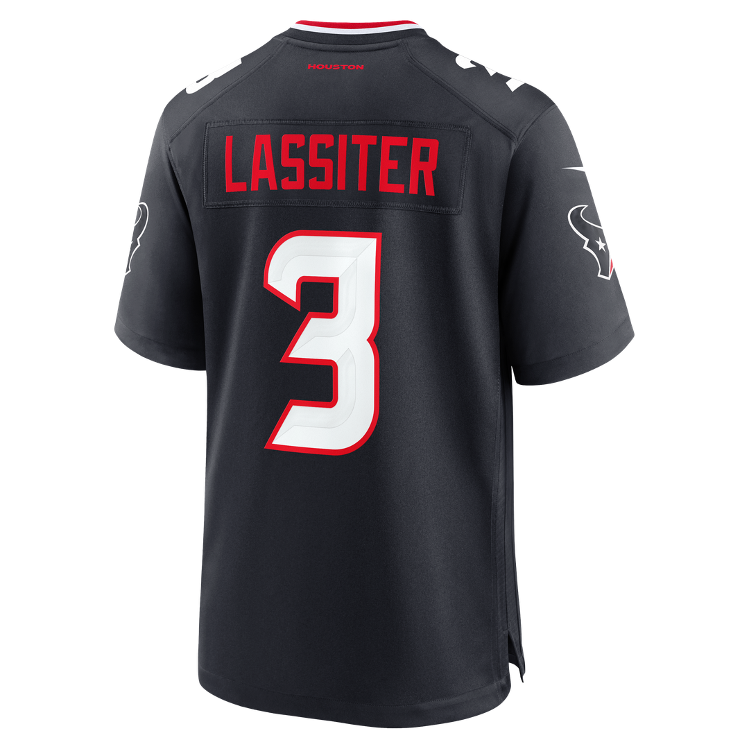 Houston Texans Kamari Lassiter Nike Navy Team Game Jersey
