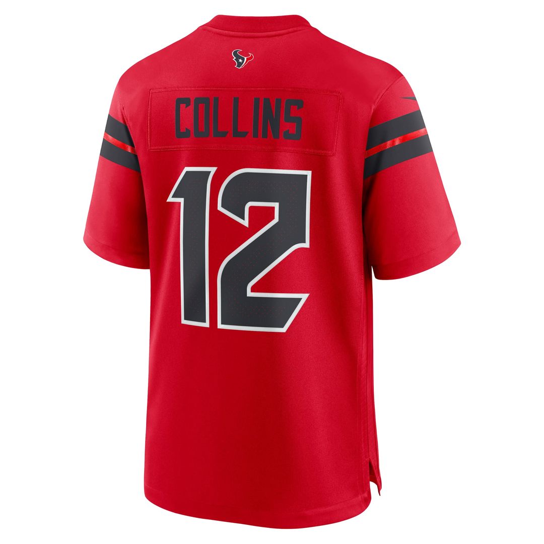 Houston Texans Nico Collins Nike White Game Jersey