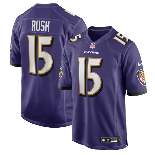 Baltimore Ravens Cooper Rush Nike Purple Team Game Jersey