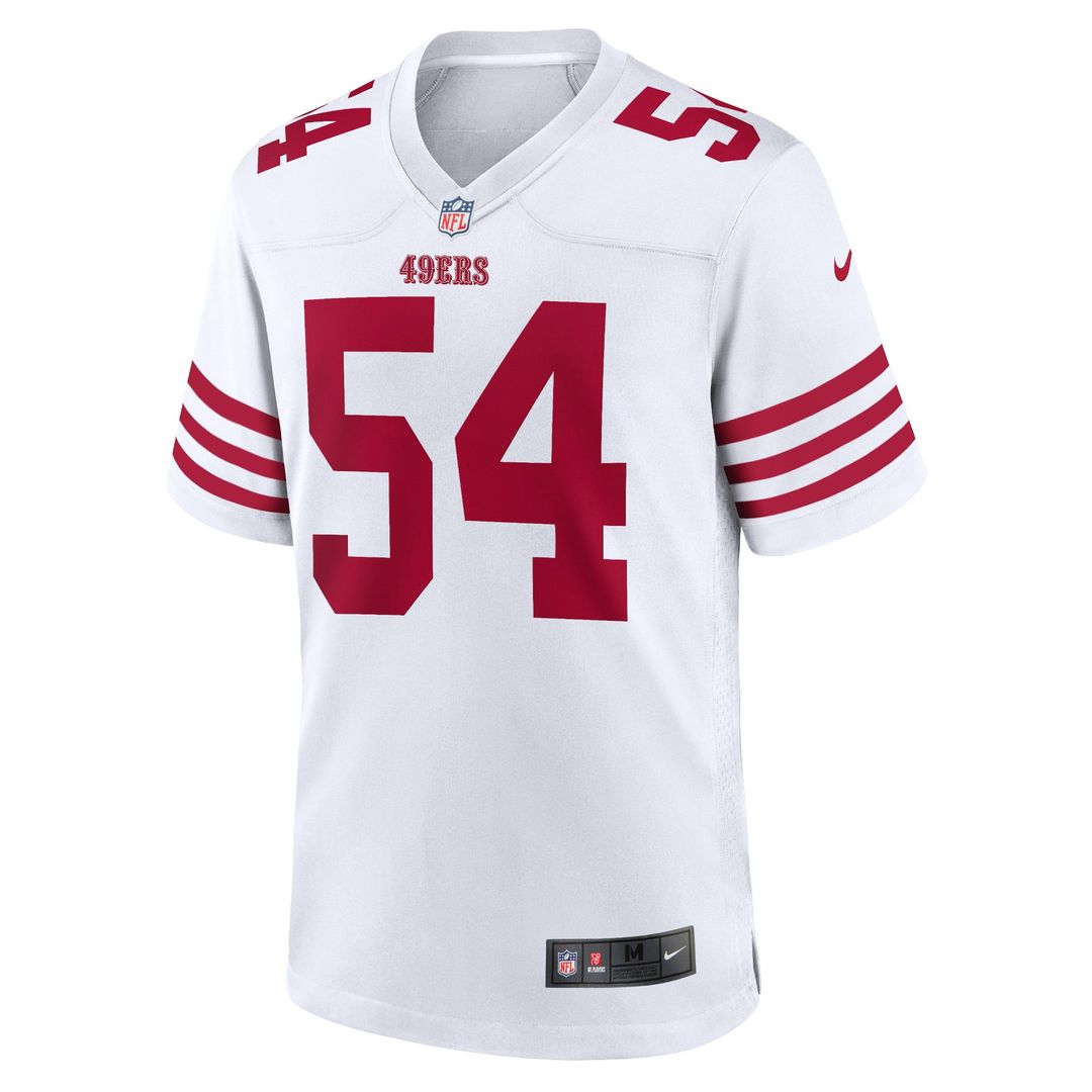 San Francisco 49ers Fred Warner Nike Scarlet Player Game Jersey