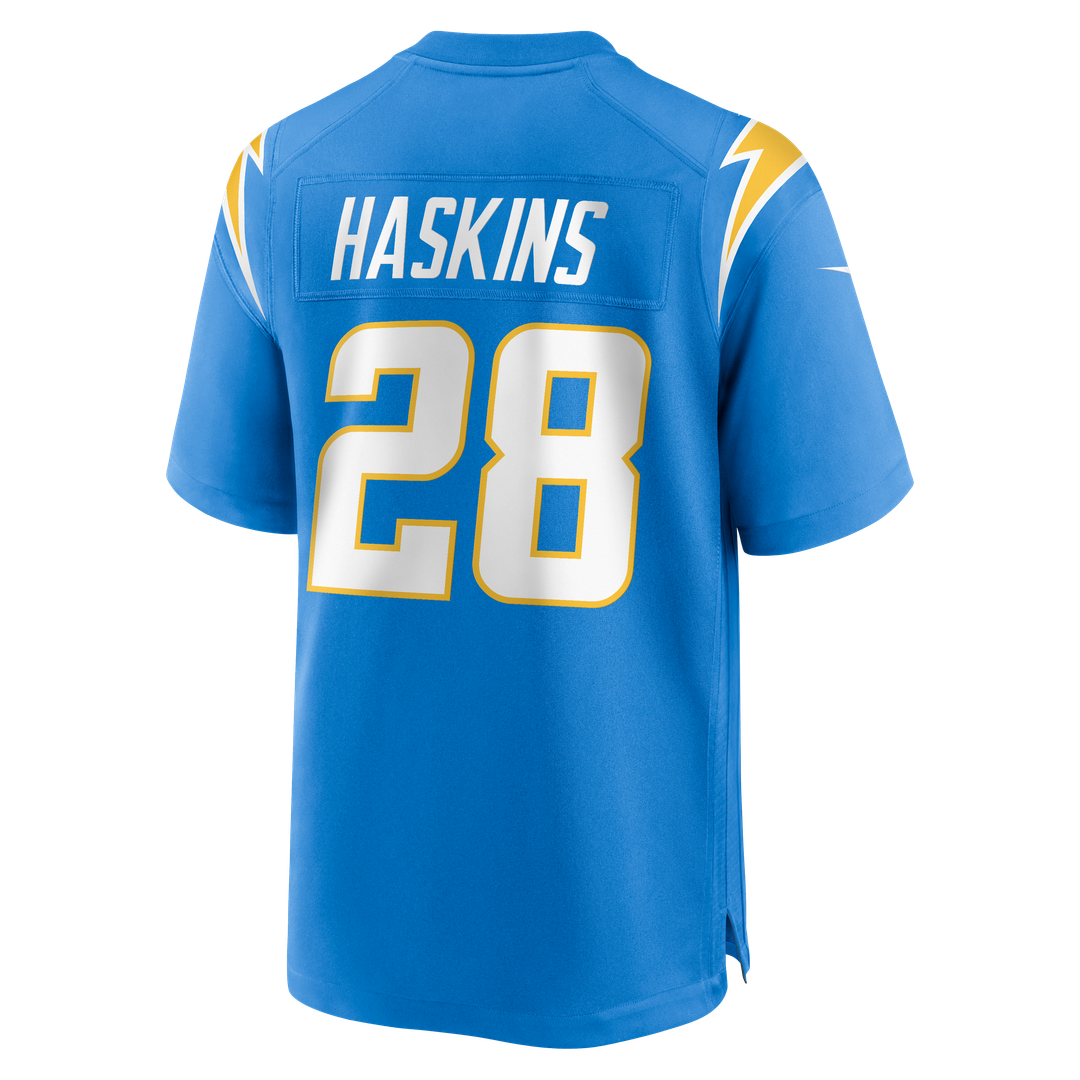 Los Angeles Chargers Hassan Haskins Nike Powder Blue Team Game Jersey