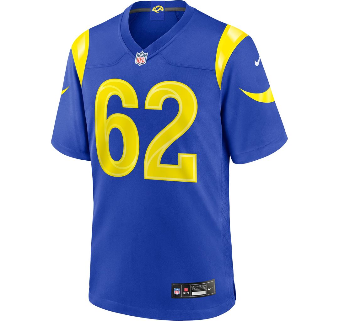 Los Angeles Rams Payton Zdroik Nike Royal Game Jersey