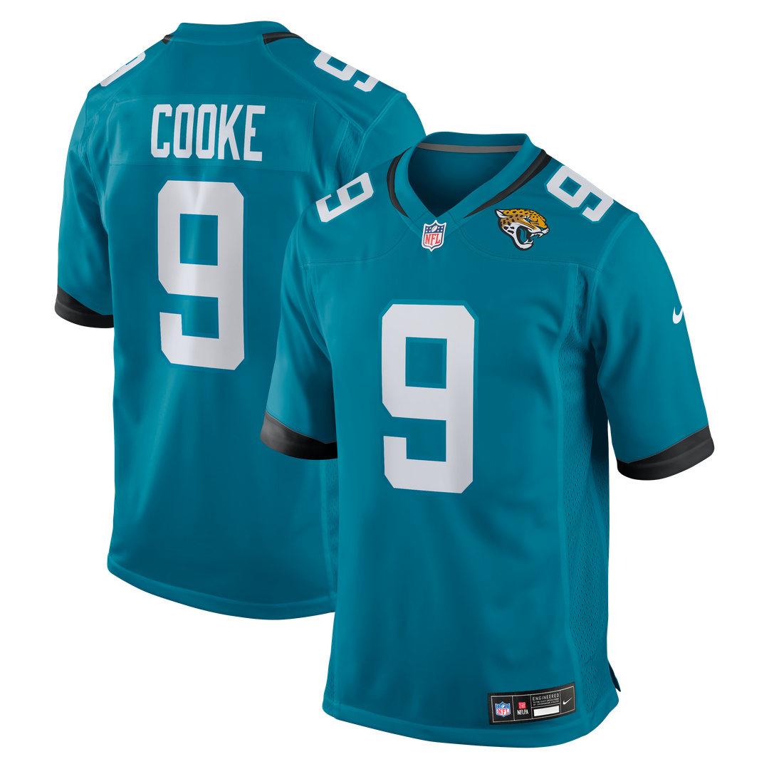 Jacksonville Jaguars Logan Cooke Nike Black Game Jersey