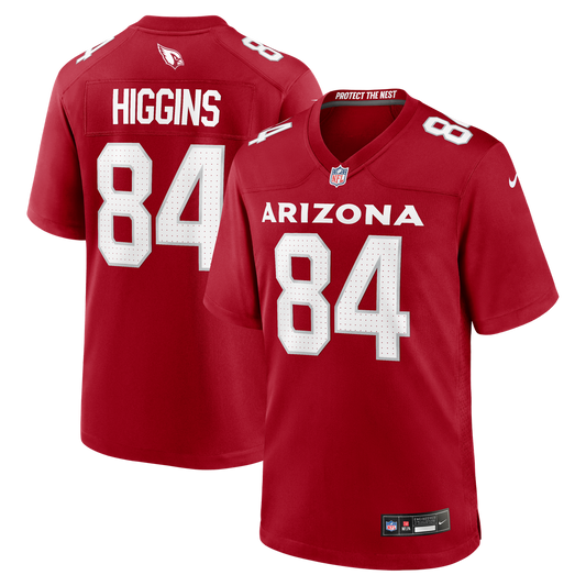 Arizona Cardinals Elijah Higgins Nike Cardinal Team Game Jersey