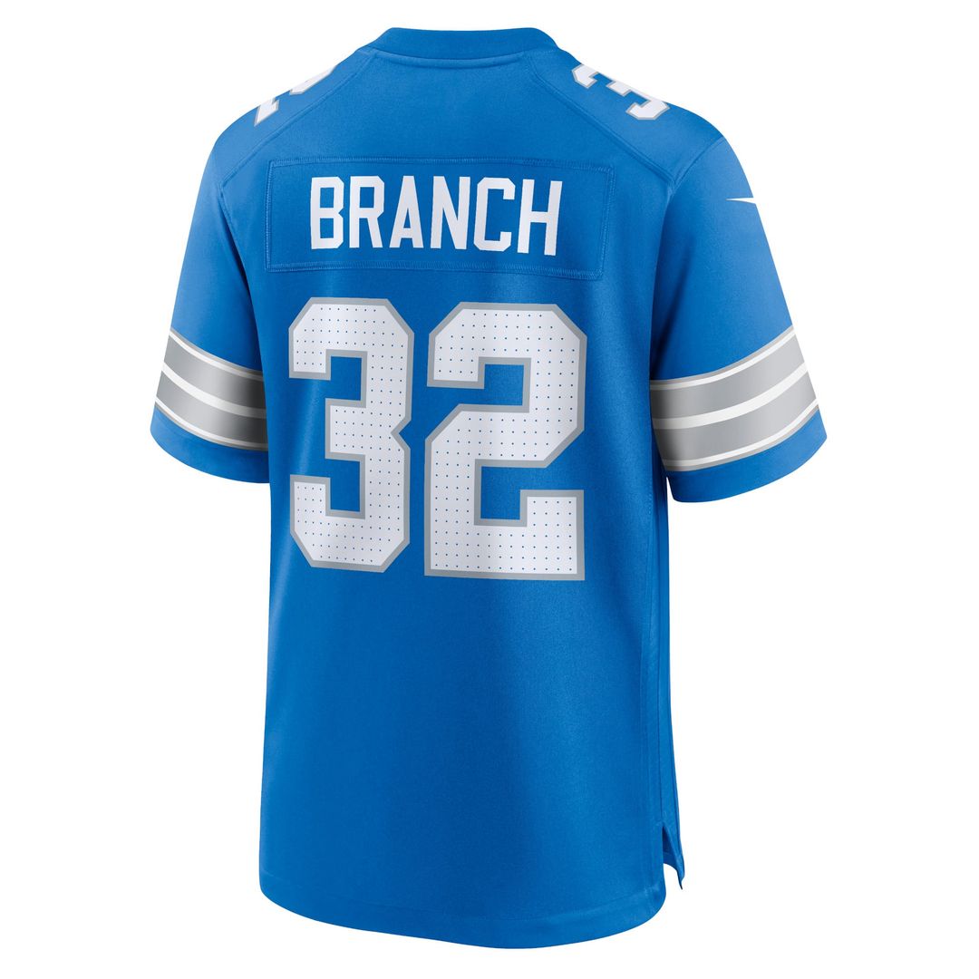 Detroit Lions Brian Branch Nike Black Alternate Game Jersey