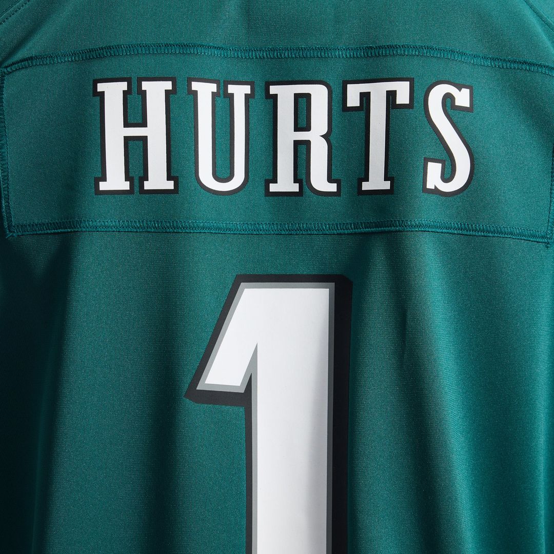 Philadelphia Eagles Jalen Hurts Nike Midnight Green Team Game Jersey