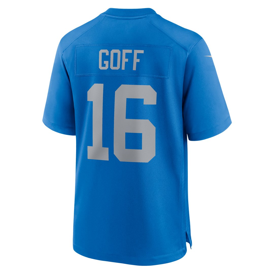 Detroit Lions Jared Goff Nike Blue Alternate Game Jersey