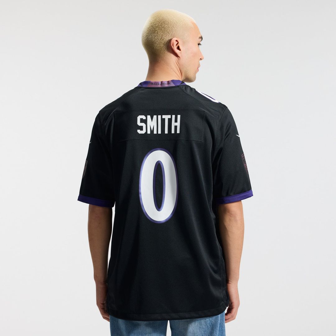 Baltimore Ravens Roquan Smith Nike Purple Alternate Game Jersey