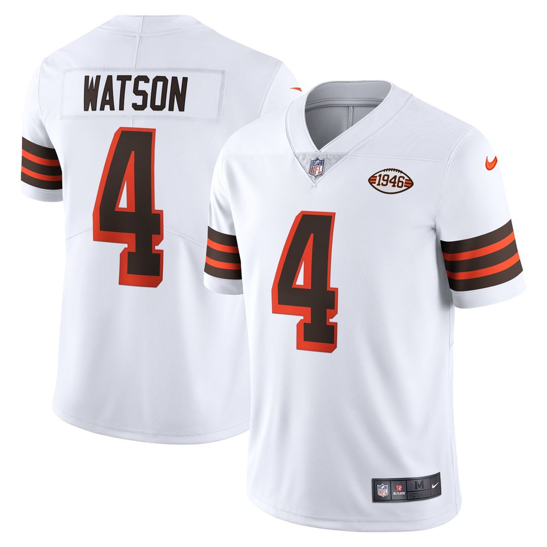Cleveland Browns Deshaun Watson Nike Brown Vapor Limited Jersey