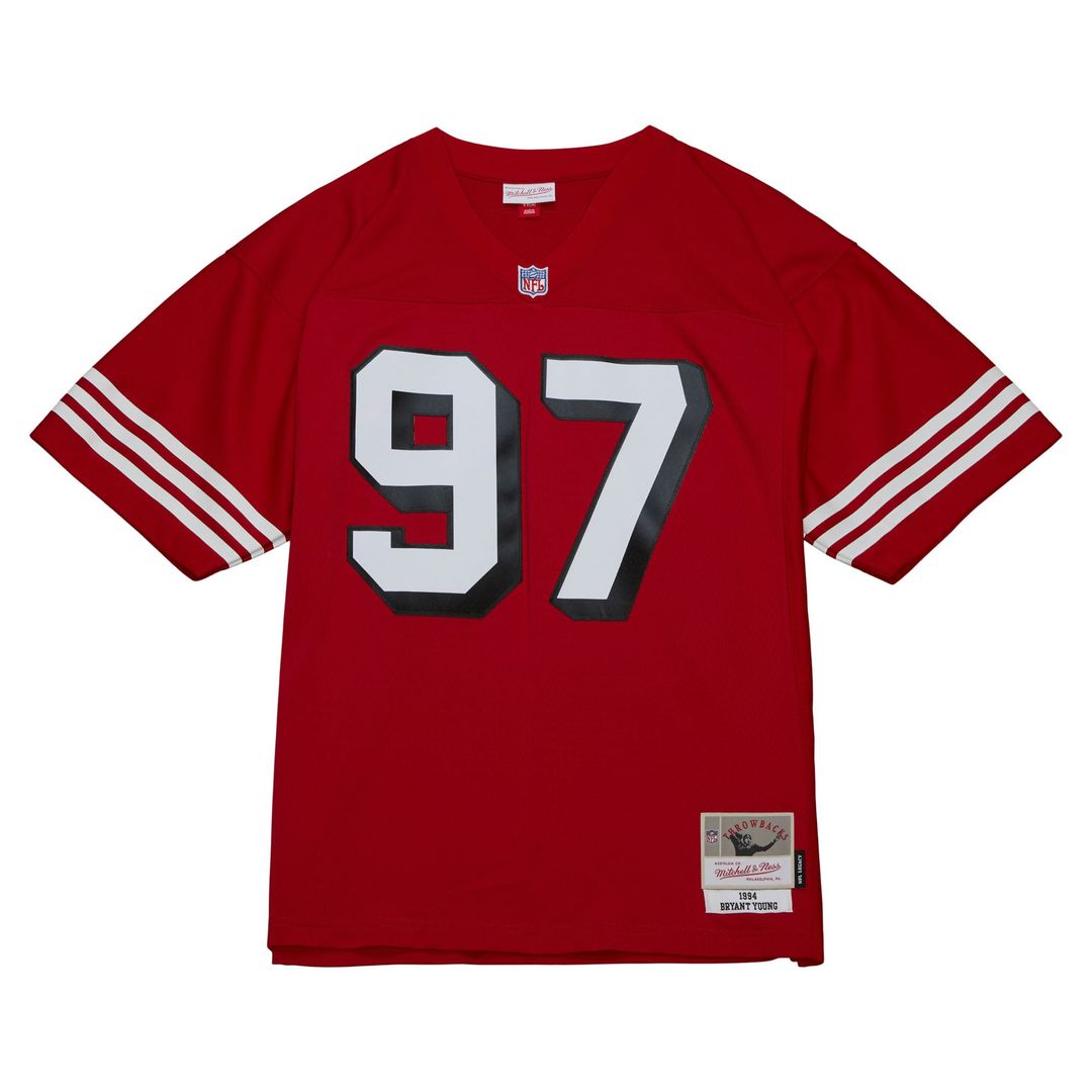 San Francisco 49ers Bryant Young Mitchell & Ness White Legacy Replica Jersey