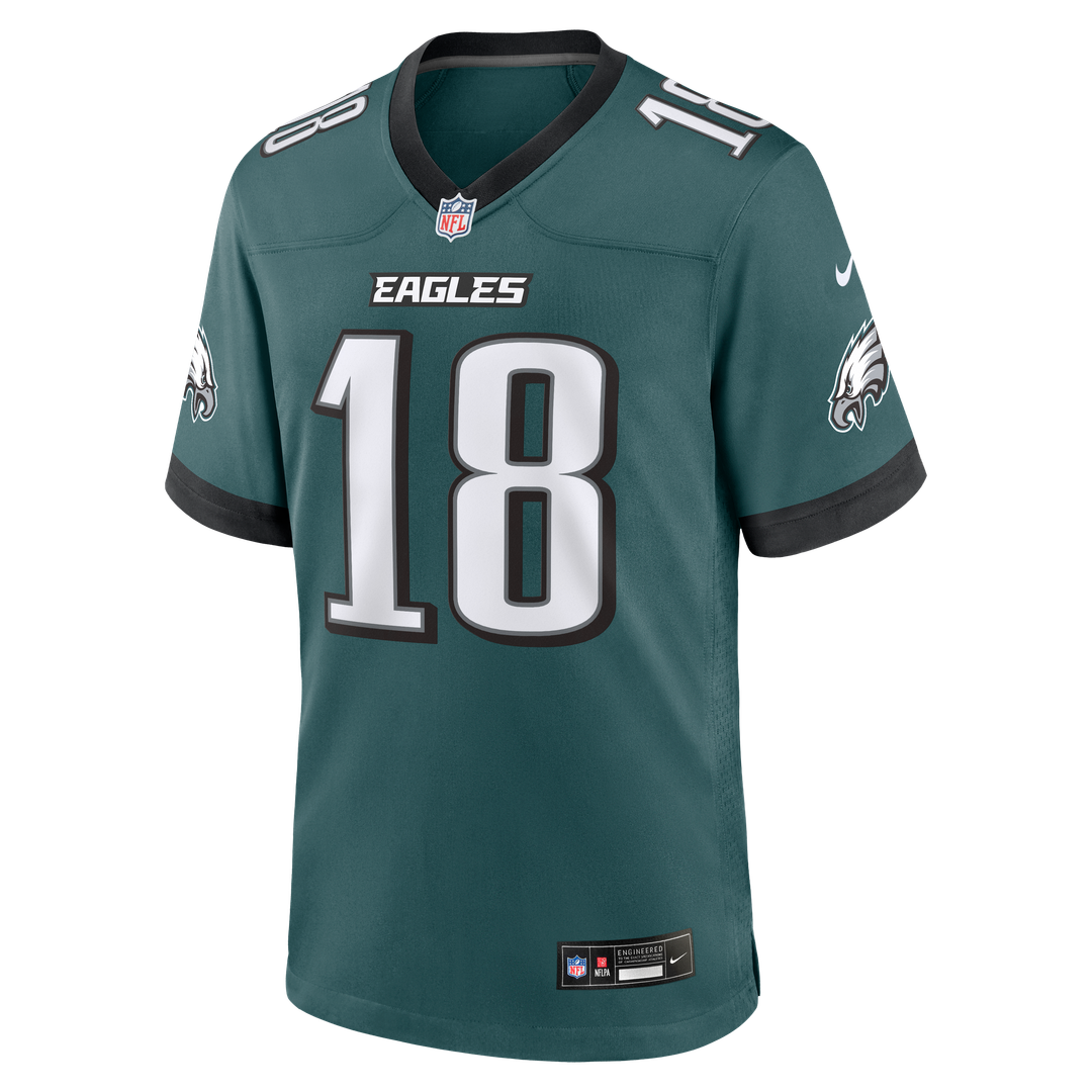 Philadelphia Eagles Britain Covey Nike Midnight Green Team Game Jersey