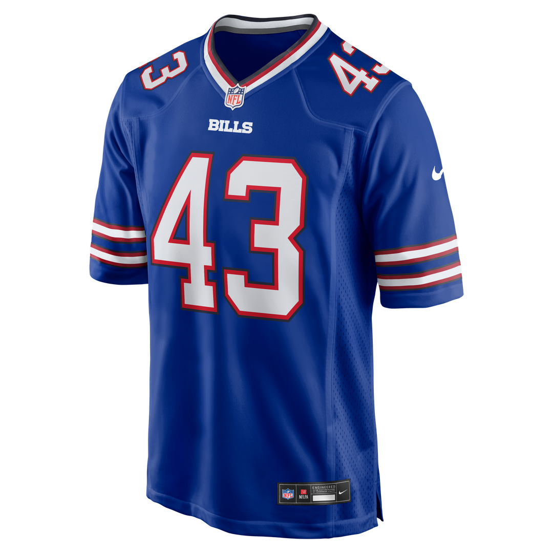 Buffalo Bills Dorian Strong Nike Royal Team Game Jersey