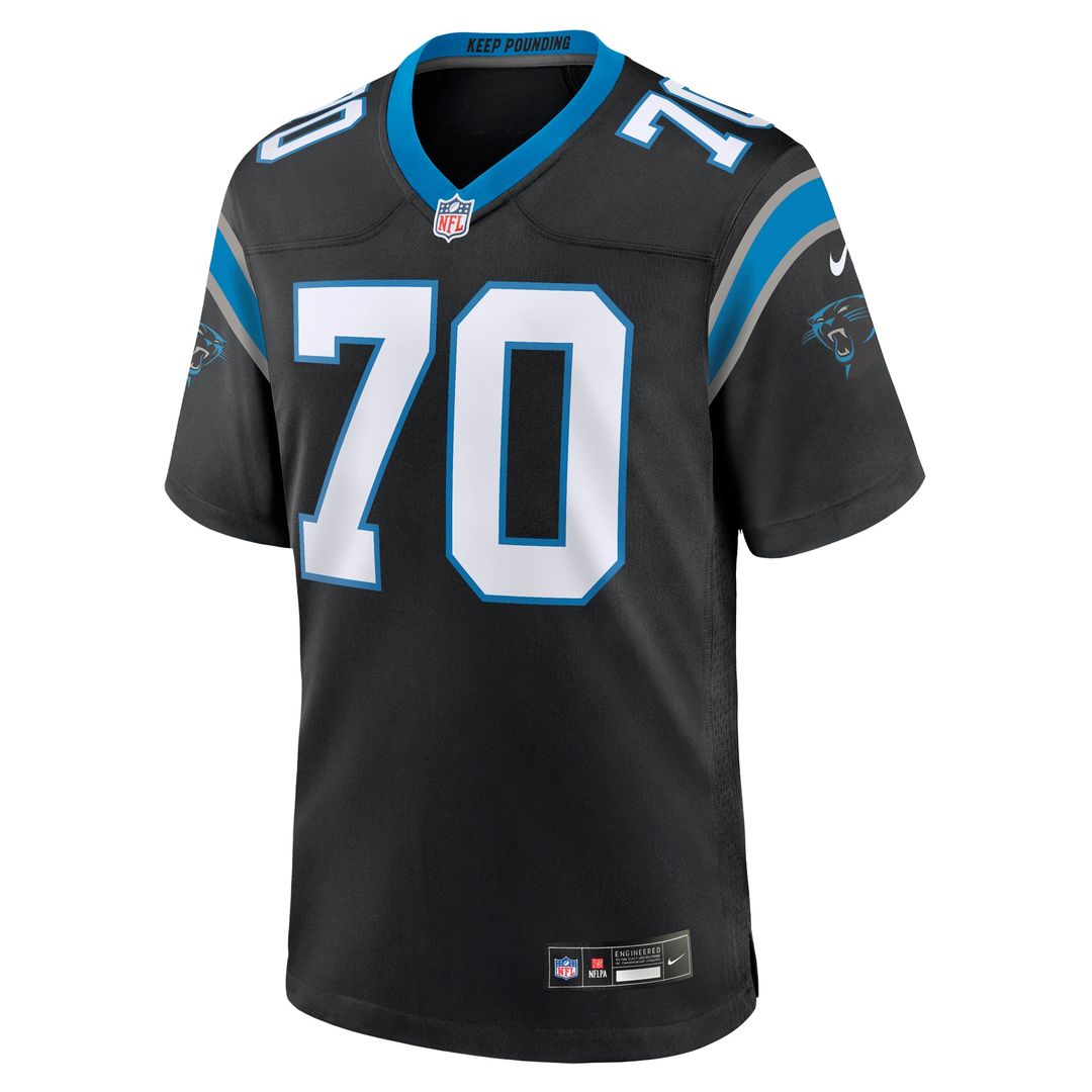Carolina Panthers Brady Christensen Nike Black Team Game Jersey