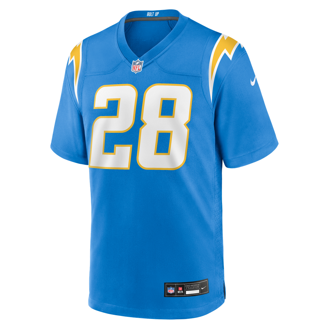 Los Angeles Chargers Isaiah Spiller Nike Powder Blue Game Jersey