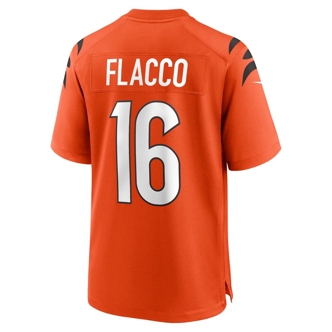 Cincinnati Bengals Joe Flacco Nike White Game Jersey