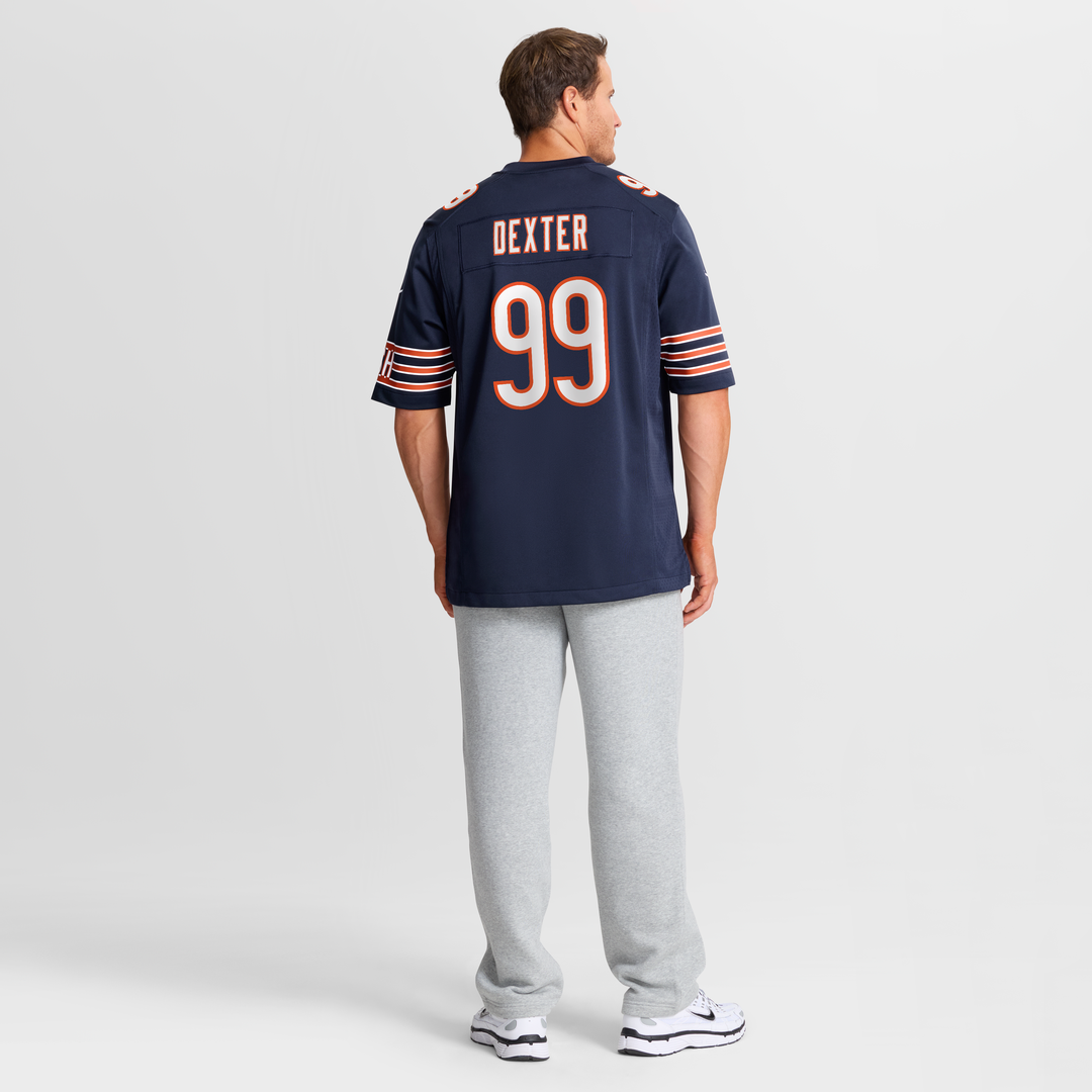 Chicago Bears Gervon Dexter Sr Nike Navy Team Game Jersey