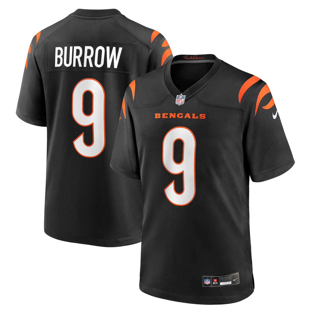 Cincinnati Bengals Joe Burrow Nike Orange Alternate Game Jersey