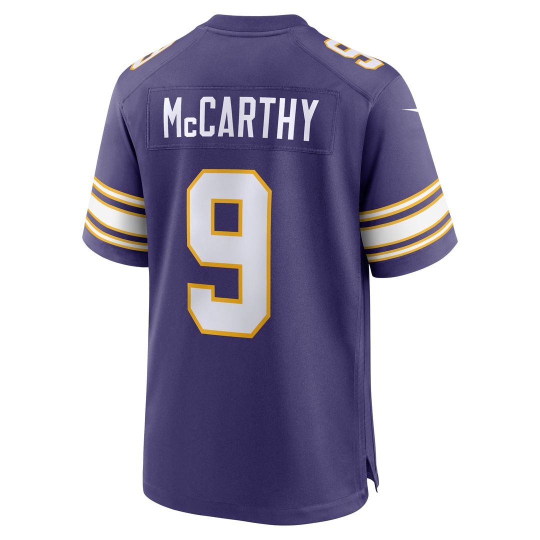 Minnesota Vikings J.J. McCarthy Nike White Game Jersey