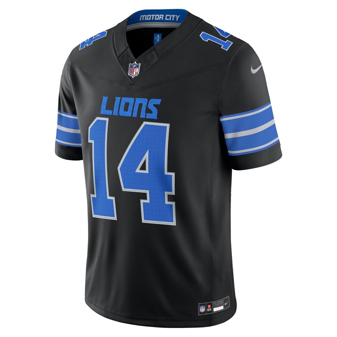 Detroit Lions Amon-Ra St. Brown Nike Blue Team Vapor F.U.S.E. Stitched Limited Jersey
