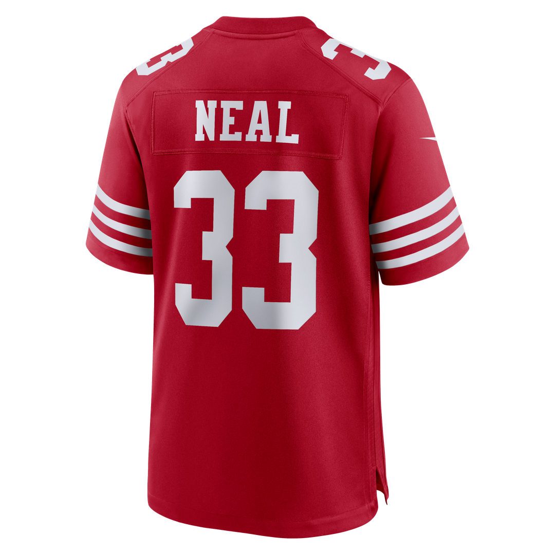 San Francisco 49ers Siran Neal Nike Scarlet Team Game Jersey