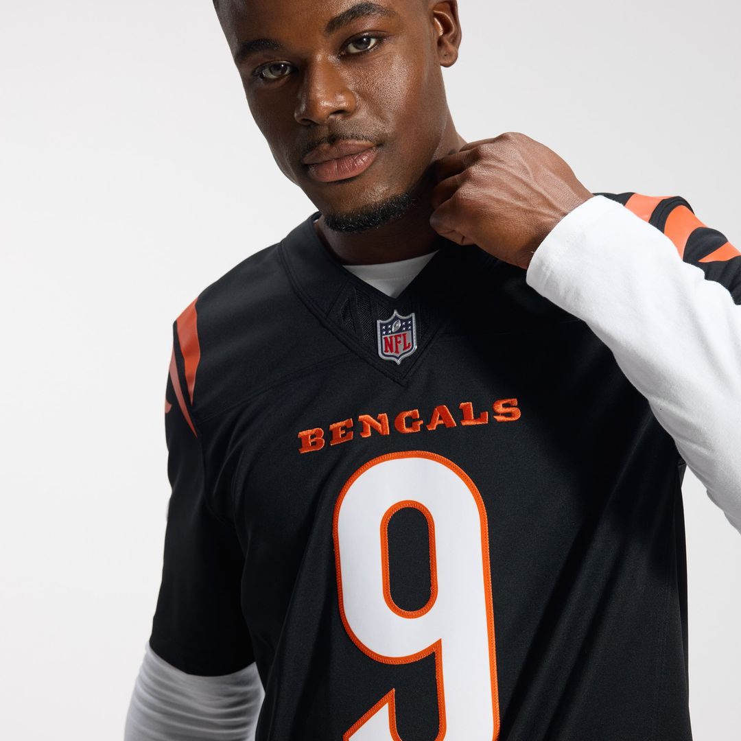 Cincinnati Bengals Joe Burrow Nike Orange Alternate Vapor F.U.S.E. Stitched Limited Jersey