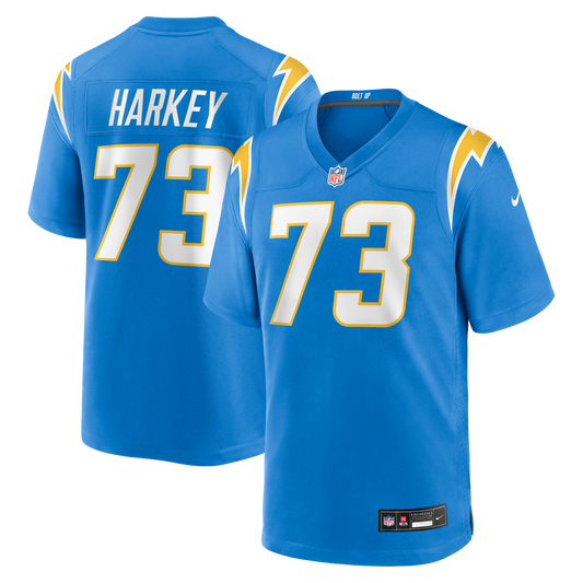 Los Angeles Chargers Alex Harkey Nike Powder Blue Team Game Jersey