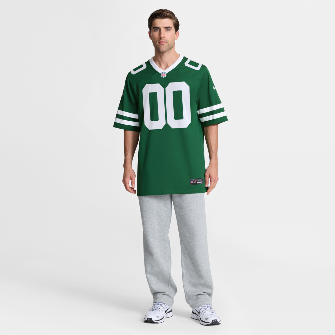 New York Jets Nike Legacy White Custom Game Jersey