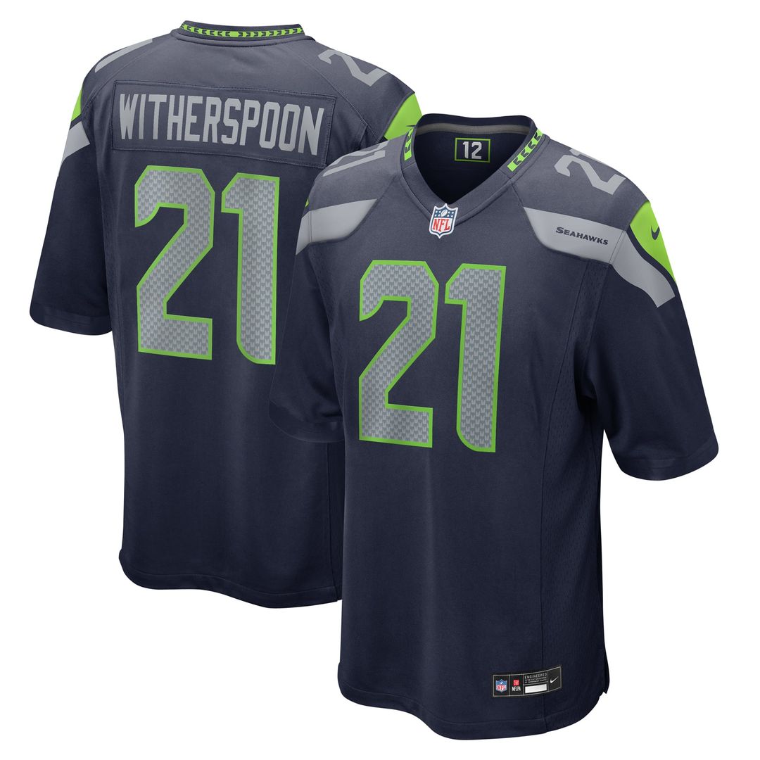 Seattle Seahawks Devon Witherspoon Nike White Game Jersey