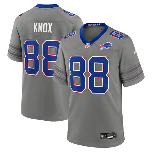 Buffalo Bills Dawson Knox Nike Gray Nickel City Game Jersey