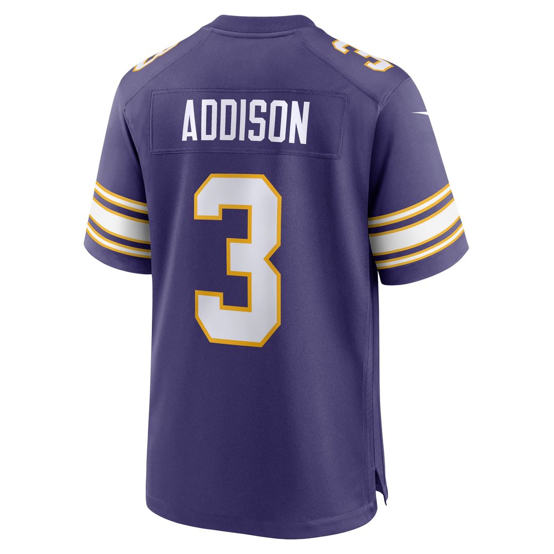Minnesota Vikings Jordan Addison Nike Purple Alternate Game Jersey
