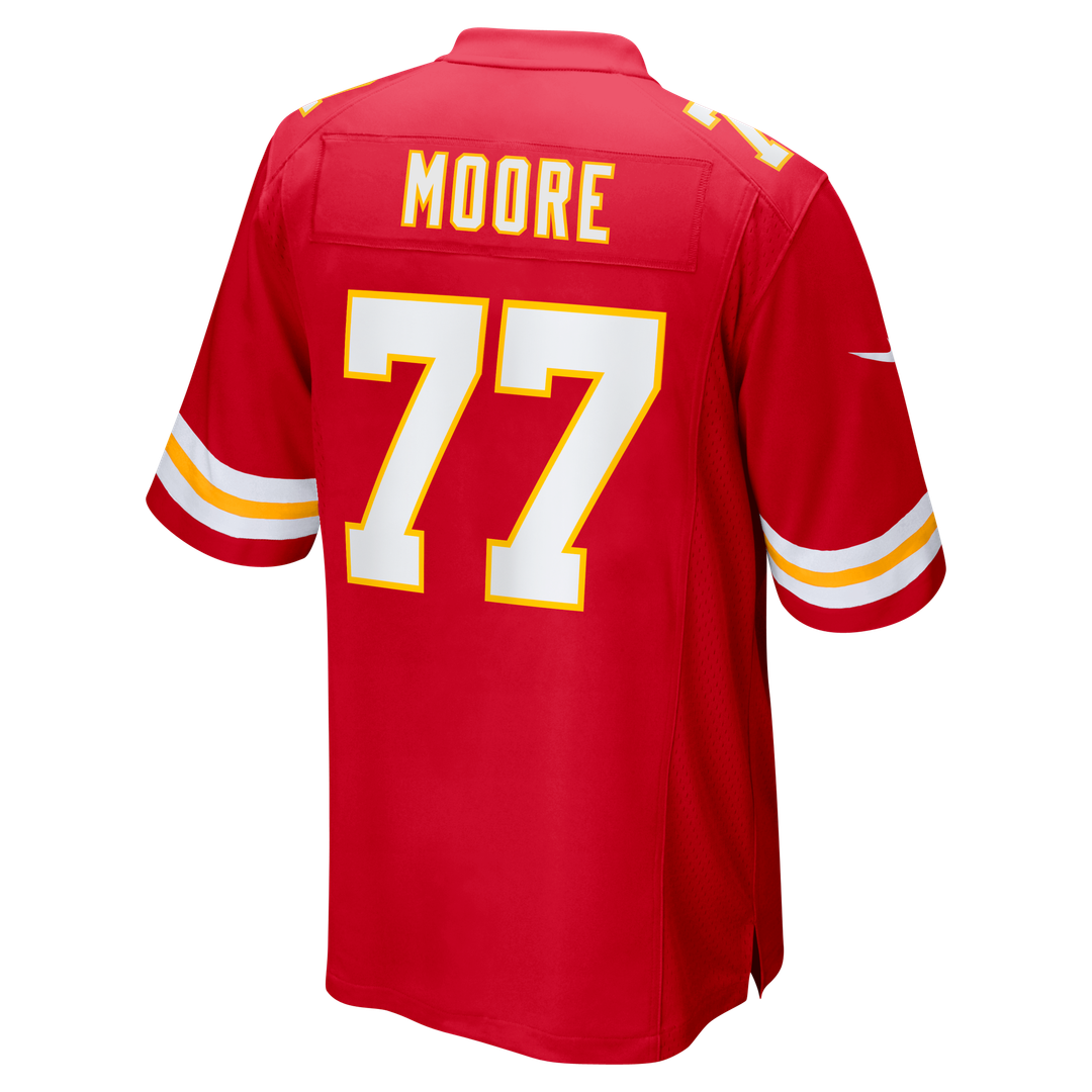 Kansas City Chiefs Jaylon Moore Nike Red Team Game Jersey