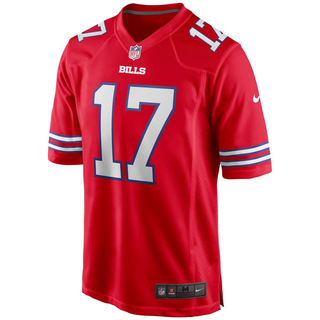 Buffalo Bills Josh Allen Nike White White Game Player Jersey