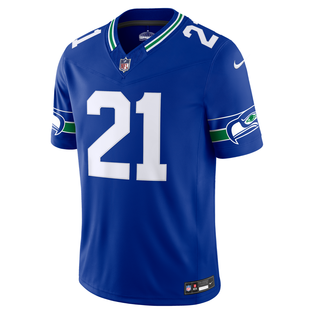 Seattle Seahawks Devon Witherspoon Nike Royal Alternate Vapor F.U.S.E. Stitched Limited Jersey