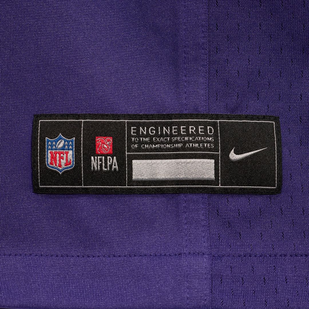 Baltimore Ravens Nick Moore Nike Purple Game Jersey