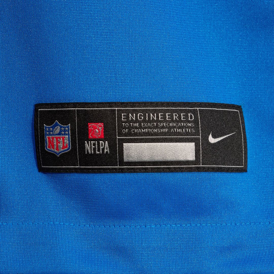 Detroit Lions Jack Fox Nike Blue Team Game Jersey